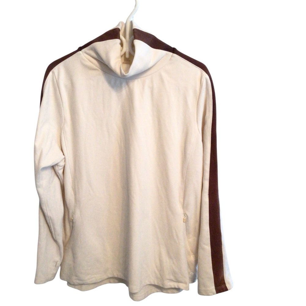 NWOT Hyba Cream/Brown PO Sweatshirt